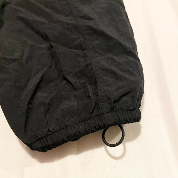 Bluenotes Denim Parachute Pants Black Nylon Womens Size Small - Picture 10 of 16